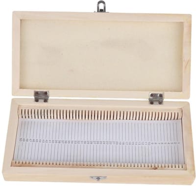 Store_8 - Biologie Glas Microscoop - Houten Opbergdoos - Capaciteit