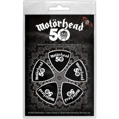 Motörhead 50th Unisex Plectrumset - meerkleurig - Standard