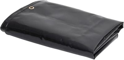 Heavy Duty Dekzeil - Waterdicht Zeil - Tuinmeubels Afdekken - UV- en Schimmelbestendig - 4 x 6 m - Zwart