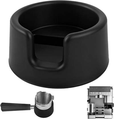 Hoge kwaliteit koffietamper basis met antislip onderkant, bestand tegen hoge temperaturen en duurzaam ontwerp voor perfecte koffie-extractie