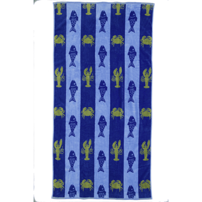 Zeeman Strandlaken - Blauw  One size