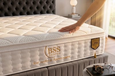 BSS Bedding Matras - Matras - Orthopedisch Matras - 90x200 cm - 30 cm Dik - 7 Zones - Geïntegreerde Topmatras - Hypoallergeen
