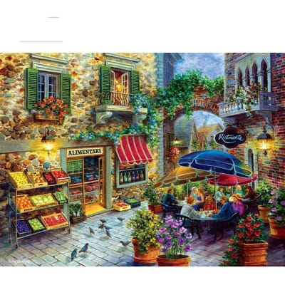 5D DIY diamant schilderij Street View diamant borduurwerk mozaïek kruissteek strass decor 20X30CM beige