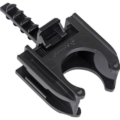 Toolstation Buisclip euro 19mm zwart (50 Stuks)