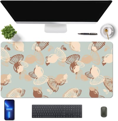Bureauonderlegger 80 x 40 cm - PU-leer Antislip Kantoormat voor Laptop en Muismat - Praktische en Decoratieve Tafelonderlegger
