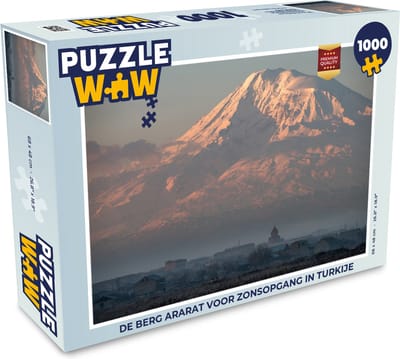 Puzzel De berg Ararat voor zonsopgang in Turkije - Legpuzzel - Puzzel 1000 stukjes volwassenen