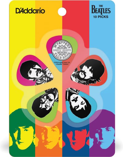 D'Addario 1CWH6-10B6 Sgt. Pepper's Lonely Hearts Club Band 50th Anniversary Heavy Gauge gitaarplectrums (10 x)