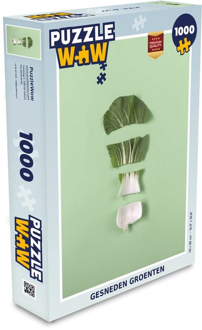 Puzzel Gesneden groenten - Legpuzzel - Puzzel 1000 stukjes volwassenen