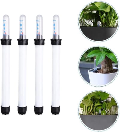 Set van 4 stuks - Waterniveaumeter voor bloempotten - vochtigheidsindicator voor planten - waterherinnering voor bloempotten - waterniveau-indicator - indicator voor watertekort - waterniveauboei-display - bodemvochtigheidsmeter - 150 ml