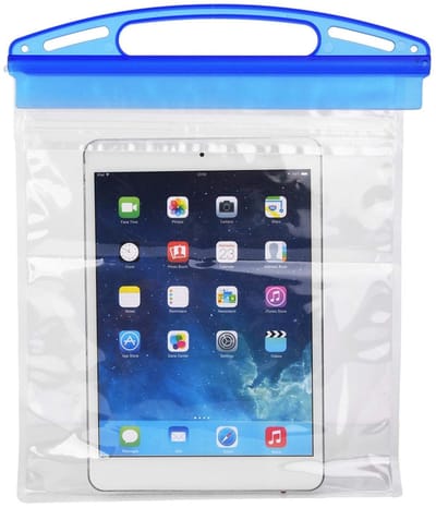 Allecto - Duiktablet-tas - Waterdichte tablethoes - Lichtgewicht en duurzaam - Transparant ontwerp - Geschikt voor duiken en zwemmen - Draagbaar en...