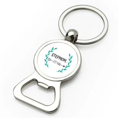 Akyol - stepmom i love you flesopener - Mama - de liefste moeder - moeder cadeautjes - moederdag - verjaardag - geschenk - kado - 9 bij 3 cm