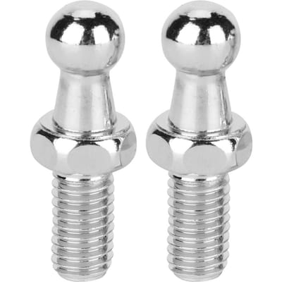 2 stuks CNC Aluminiumlegering Kogelbout voor Gasveren Kogelvormig Motorkap (M8)