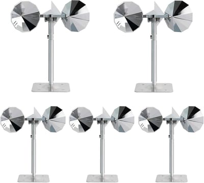 Effectieve Vogelwering voor Balkon en Tuin, 360° Reflectie, Bescherming tegen Duiven en Houtpeckers, Ideaal voor Daken en Gevels, Set van 5 Stuks