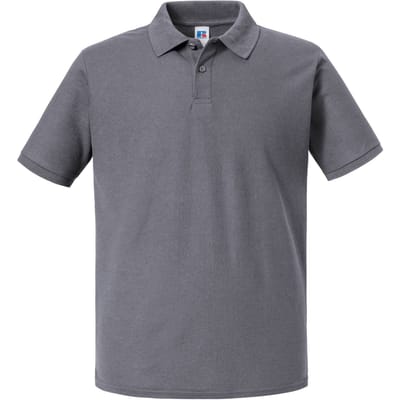 Russell Heren Authentiek Piqué Poloshirt (Konvooi Grijs)