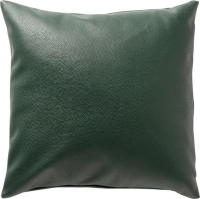 Dutch Decor JARED - sierkussen 45x45 cm - leerlook - effen kleur - Garden Topiary - groen - Inclusief binnenkussen - Luxe kussens voor woonkamer & bank