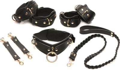 XR Brands - Lover's Restraints Set - Zwart