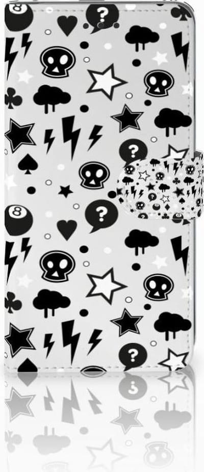 Telefoonhoesje met Naam Apple iPhone Xs Max Silver Punk