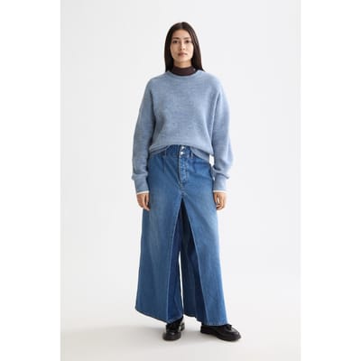 Scotch & Soda Fuzzy Crew Neck Pullover Faded Denim Melange Taglia: XS | Maglioni a maglia Outlet | Donna | Blu