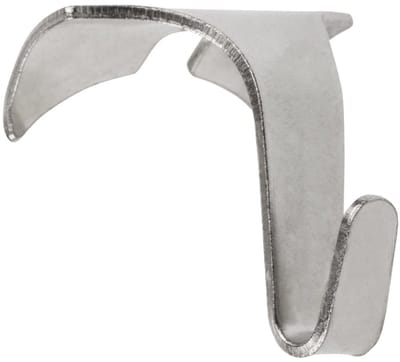 STAS kantlathaak - scheidingwandhaak - windsor (10 stuks) - Chroom