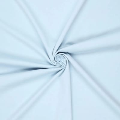 Punta di Roma Effen Stof – Licht Blauw – Oeko-Tex – Stretch Gebreide Stof – 150 cm Breed – 320 gr/m² – Voor Jurken, Kleding en Decoratie