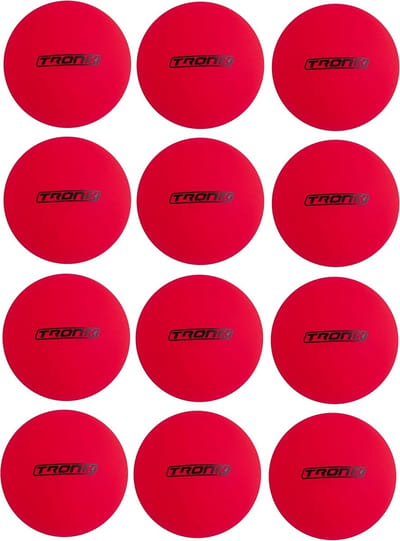 Set van 12 Street Hockey Ballen - Lage Bounce - Ideaal voor Koud Weer en Outdoor Gebruik