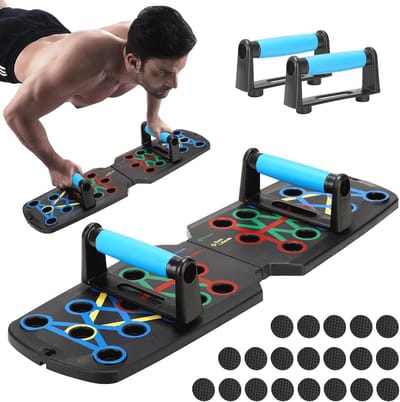 Opvouwbaar Push-upboard voor Multifunctionele Spiertraining - Fitnessaccessoire voor Thuis en Buiten