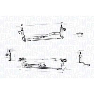 Wisserarm MAGNETI MARELLI 085570733010