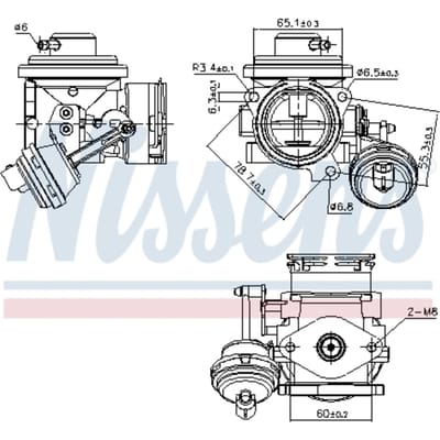 EGR-klep NISSENS 98298