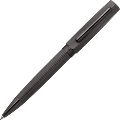 Hugo Boss - HSQ1784D - Balpen - grijs - Twist Gun