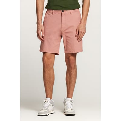 Shiwi Men Cotton Stretch Shorts Jack Old Rose Pink Size: S | Shorts Outlet | Heren | Roze