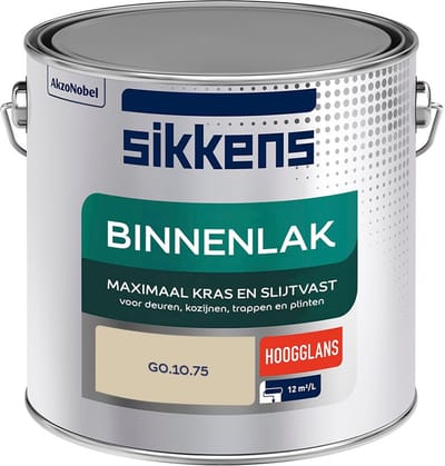 Sikkens - Binnenlak Hoogglans - G0.10.75 - Mengverf - 2,5 L