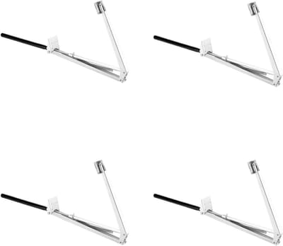 Automatische Raamopener - Tuin Kas - Temperatuur Regelen - Zonne-energie Aangedreven - 4 Stuks - Zilverkleurig