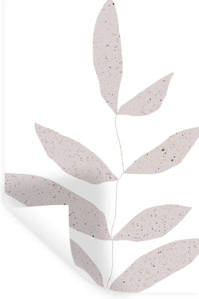 Muurstickers - Sticker Folie - Bladeren - Design - Pastel - 20x30 cm - Plakfolie - Muurstickers Kinderkamer - Zelfklevend Behang - Zelfklevend behangpapier - Stickerfolie