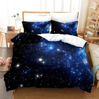 Buitenaardse Ruimte Beddengoed Set Voor Kinderen Planeet Dekbedovertrek Bedsprei Dekbed Bedquilt Overtrek Hoge Kwaliteit 240220 EU Single 135x200cm