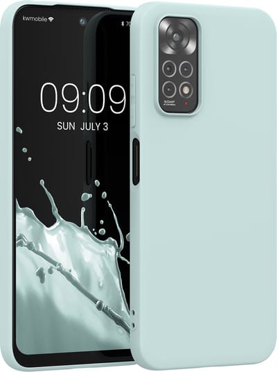 kwmobile telefoonhoesje geschikt voor Xiaomi Redmi Note 11 / Note 11S - Hoesje voor smartphone - Back cover in cool mint