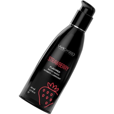 Wicked Sensual Care Wicked Aqua Strawberry Flavored glijmiddel 60ml