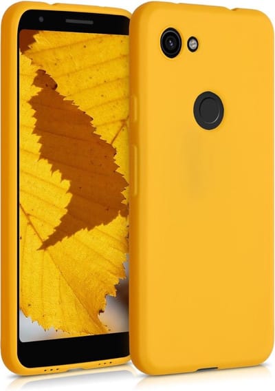 kwmobile telefoonhoesje geschikt voor Google Pixel 3a - Hoesje voor smartphone - Back cover in honinggeel