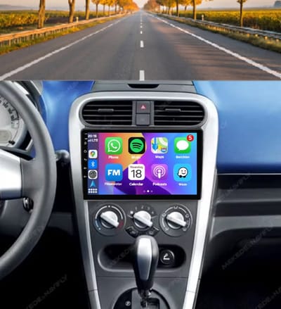 Autoradio 4/64GB met Carplay en Android auto | Geschikt voor Opel Agila en Suzuki Splash Ritz 2008-2014 | Radio scherm met Navigatie | 2008 2009 2010 2011 2012 2013 2014