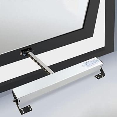 Elektrische raamopener - Kettingopener automatische - Dakramen openen - Stille werking - 300-800mm slag - Zilverkleurig