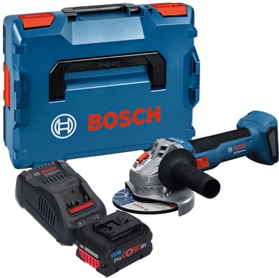 Bosch GWS 18V-8 Professionele accu haakse slijper 18 V 125 mm borstelloos + 1x ProCORE accu 5,5 Ah + lader + L Boxx