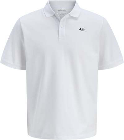 Jj Rebel Rebel Logo Korte Mouw Poloshirt Wit L Man