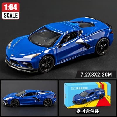 1:64 Gt500 Supra Pontiac Legering Sportwagen Model Metaal Miniatuur Serie Schaal Auto Voertuigen Model Kinder Speelgoed Cadeau