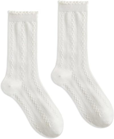 Rimpelsokken voor Kinderen, Witte Korte Kostuumsokken voor Oktoberfest, Lace Dirndl Sokken, Traditionele Kleding