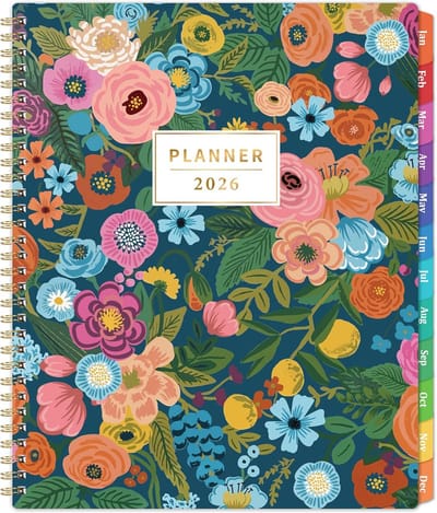 Planner 2026 - Agenda Jaarplan - Tijd Beheer - Week & Maand Overzicht - 9 x 11 inch - Blauw