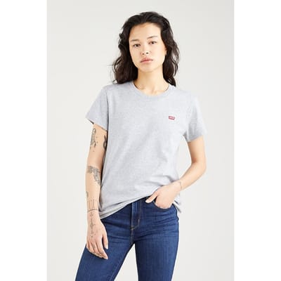 Levi's Perfect T-shirt Grey Size: XS | T-Shirts Outlet | Dames | Grijs