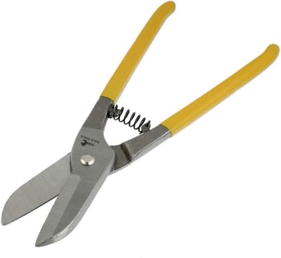 Metaalschaar - Kniptang recht - Metaal snijden - Lange steel - 35.5 cm - Geel