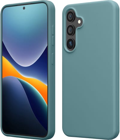 kwmobile telefoonhoesje geschikt voor Samsung Galaxy S25 - Hoesje met siliconen coating - Smartphone case in Arctische nacht