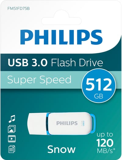 Philips USB 3.0 — 512GB — Snow Edition — Spring Green