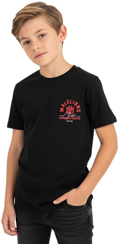 Malelions icon t-shirt in de kleur zwart.