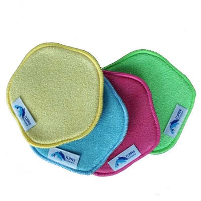 Flipper Sponsdoekjes Bloem - Microvezel - 4 Stuks